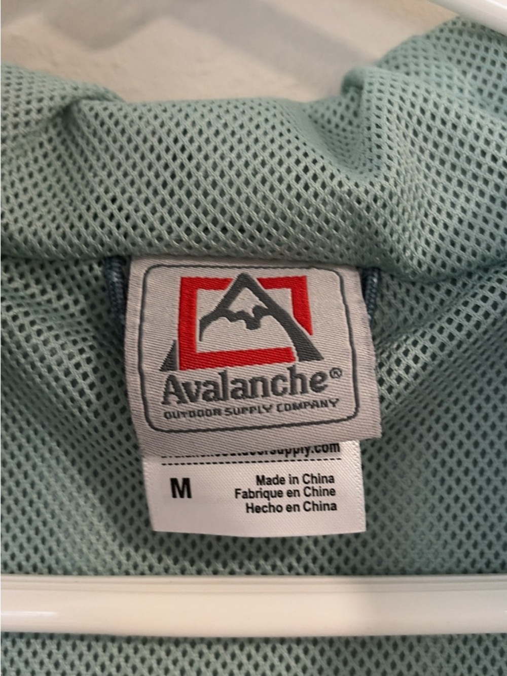 Avalanche Women’s Mint Green rain jacket